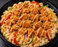 Small Catfish Nugget Lunch Alfredo Mac Bowl – Image 1