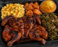 BBQ Cornish Hen Dinner – Image 1