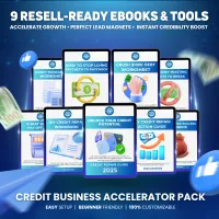 The Ultimate Credit Business Mega Bundle - 43 Premium eBooks with Resell Rights – Image 2
