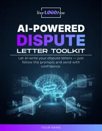 AI Credit Repair Toolkit: The DIY Consumer’s Guide - 6 Premium eBooks with Resell Rights – Image 6