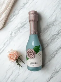 Painted Champagne Bottle – Image 2