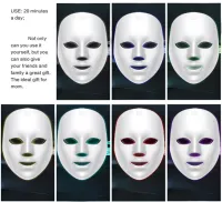 7-Color LED Light Therapy Facial Mask – Image 3