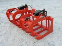 Kubota R430 Wheel Loader bucket Grapple Attachment – Image 1