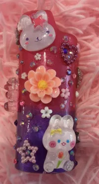 Pink/Purple junk lighter case – Image 4