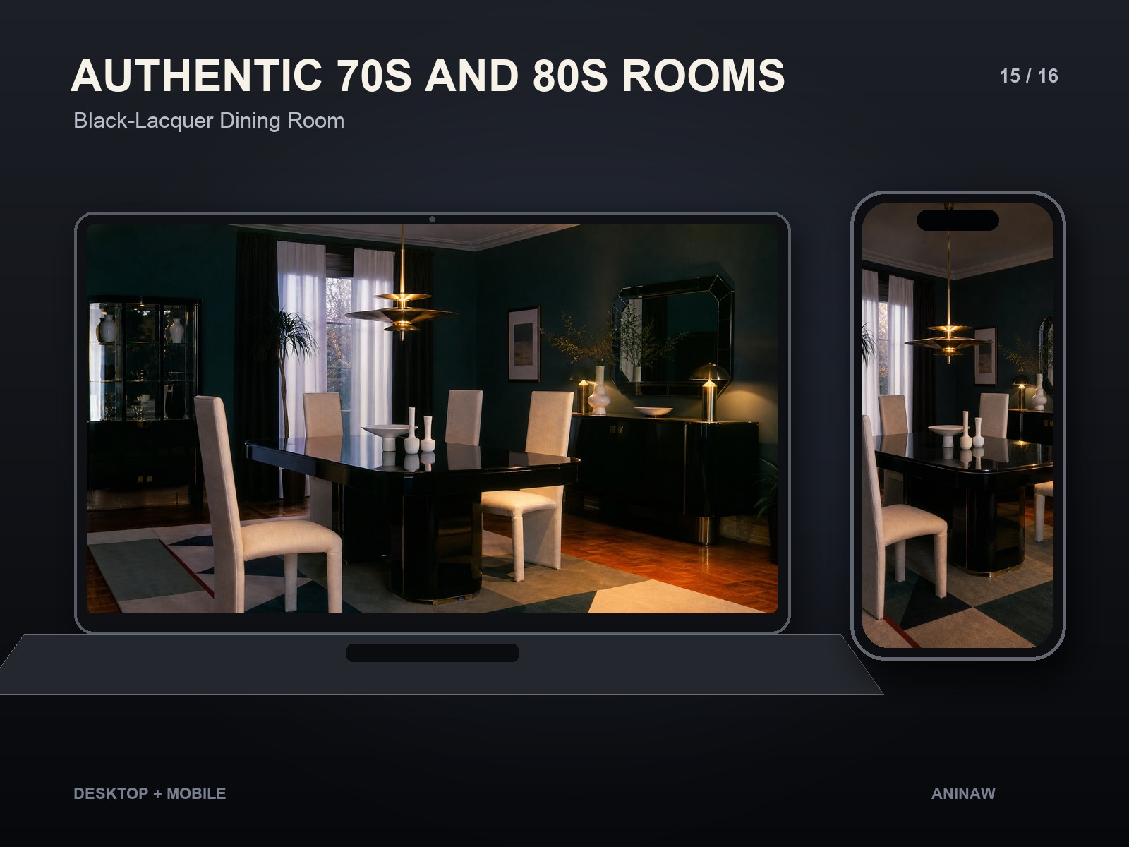 Authentic 70s and 80s Rooms — 16 Premium Wallpapers for Desktop & Phone – Image 19