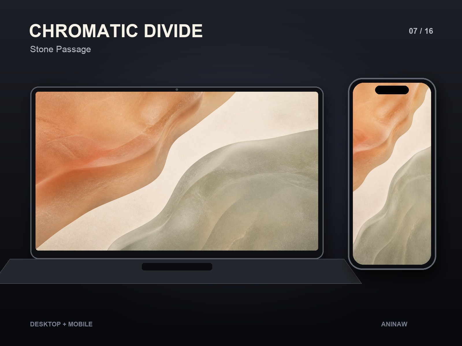 Chromatic Divide — 16 Premium Wallpapers for Desktop & Phone – Image 10