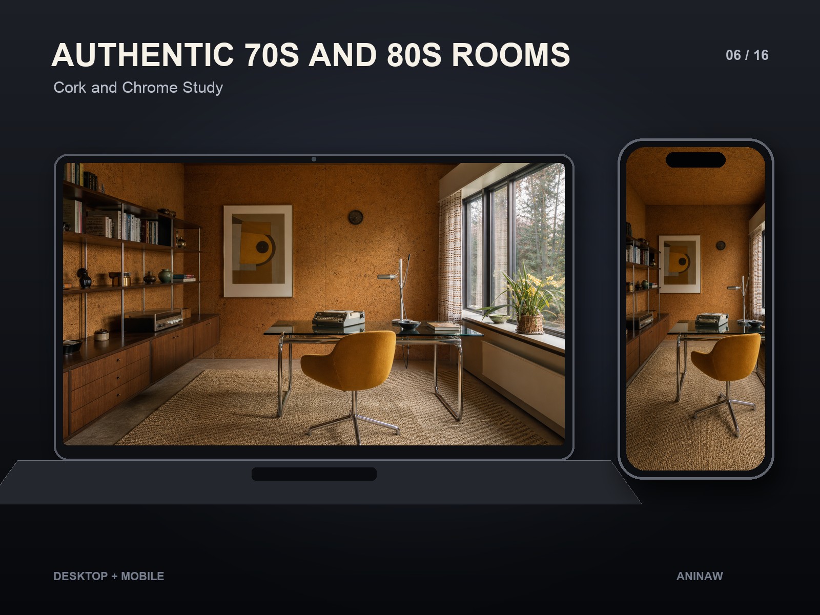 Authentic 70s and 80s Rooms — 16 Premium Wallpapers for Desktop & Phone – Image 9