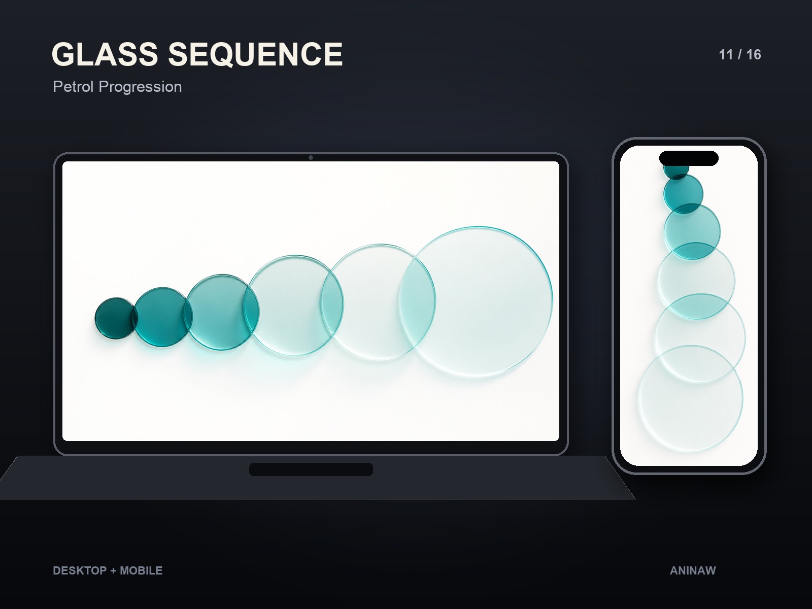 Glass Sequence — 16 Premium Wallpapers for Desktop & Phone – Image 15