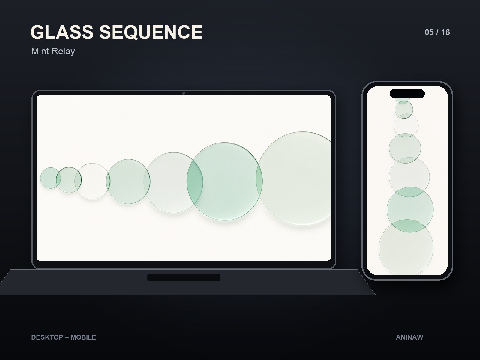 Glass Sequence — 16 Premium Wallpapers for Desktop & Phone – Image 8