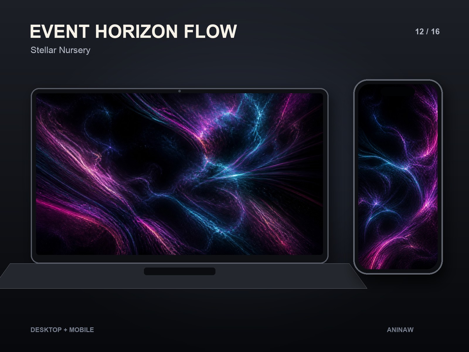 Event Horizon Flow — 16 Premium Wallpapers for Desktop & Phone – Image 16
