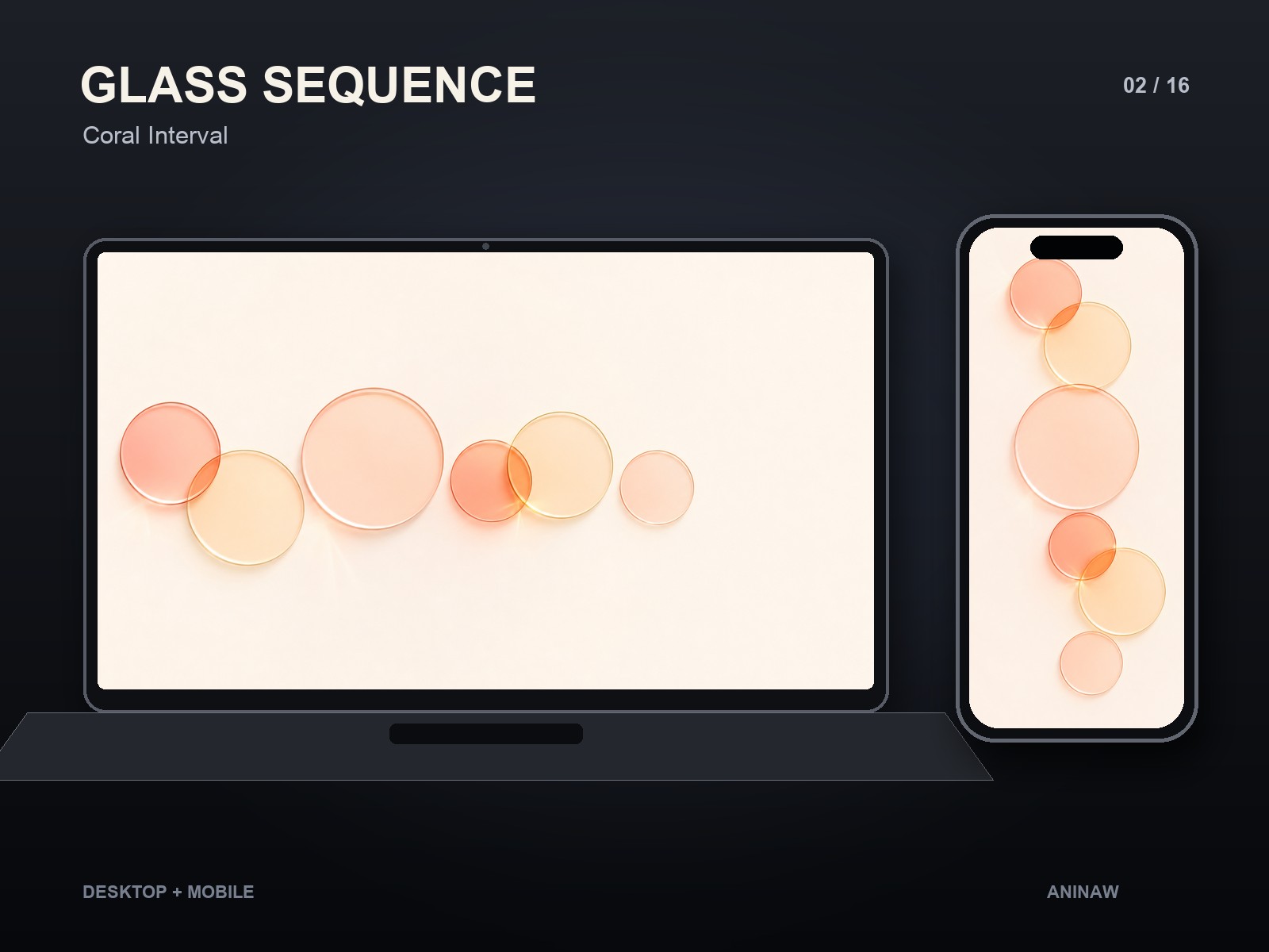 Glass Sequence — 16 Premium Wallpapers for Desktop & Phone – Image 5