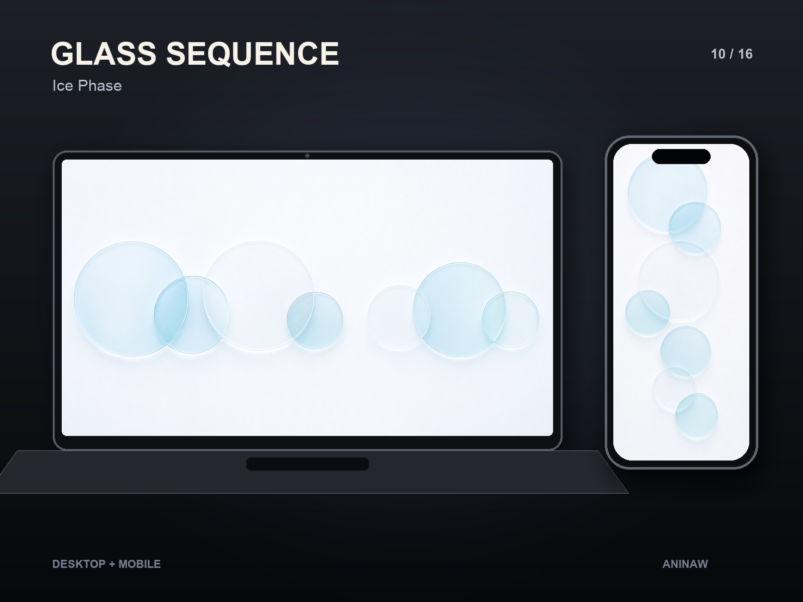 Glass Sequence — 16 Premium Wallpapers for Desktop & Phone – Image 14