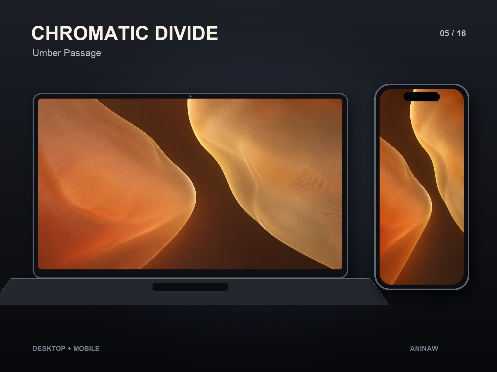 Chromatic Divide — 16 Premium Wallpapers for Desktop & Phone – Image 8