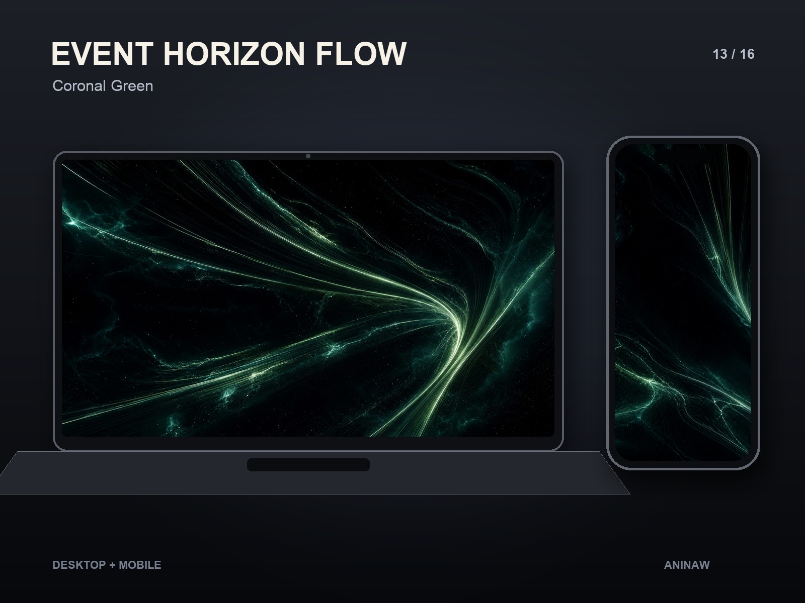 Event Horizon Flow — 16 Premium Wallpapers for Desktop & Phone – Image 17