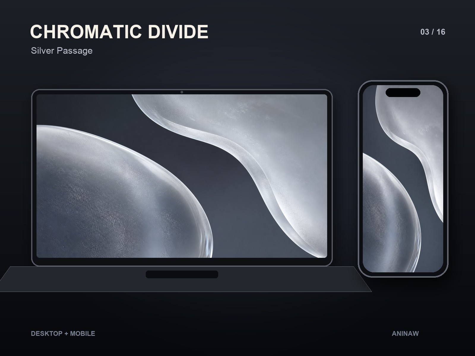Chromatic Divide — 16 Premium Wallpapers for Desktop & Phone – Image 6