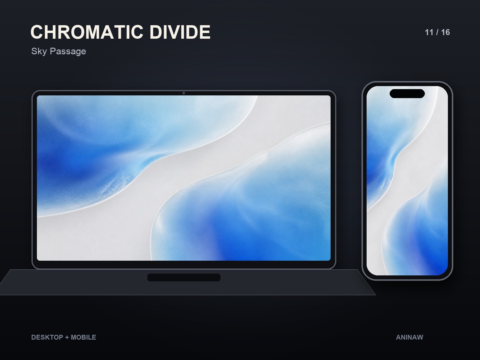 Chromatic Divide — 16 Premium Wallpapers for Desktop & Phone – Image 15