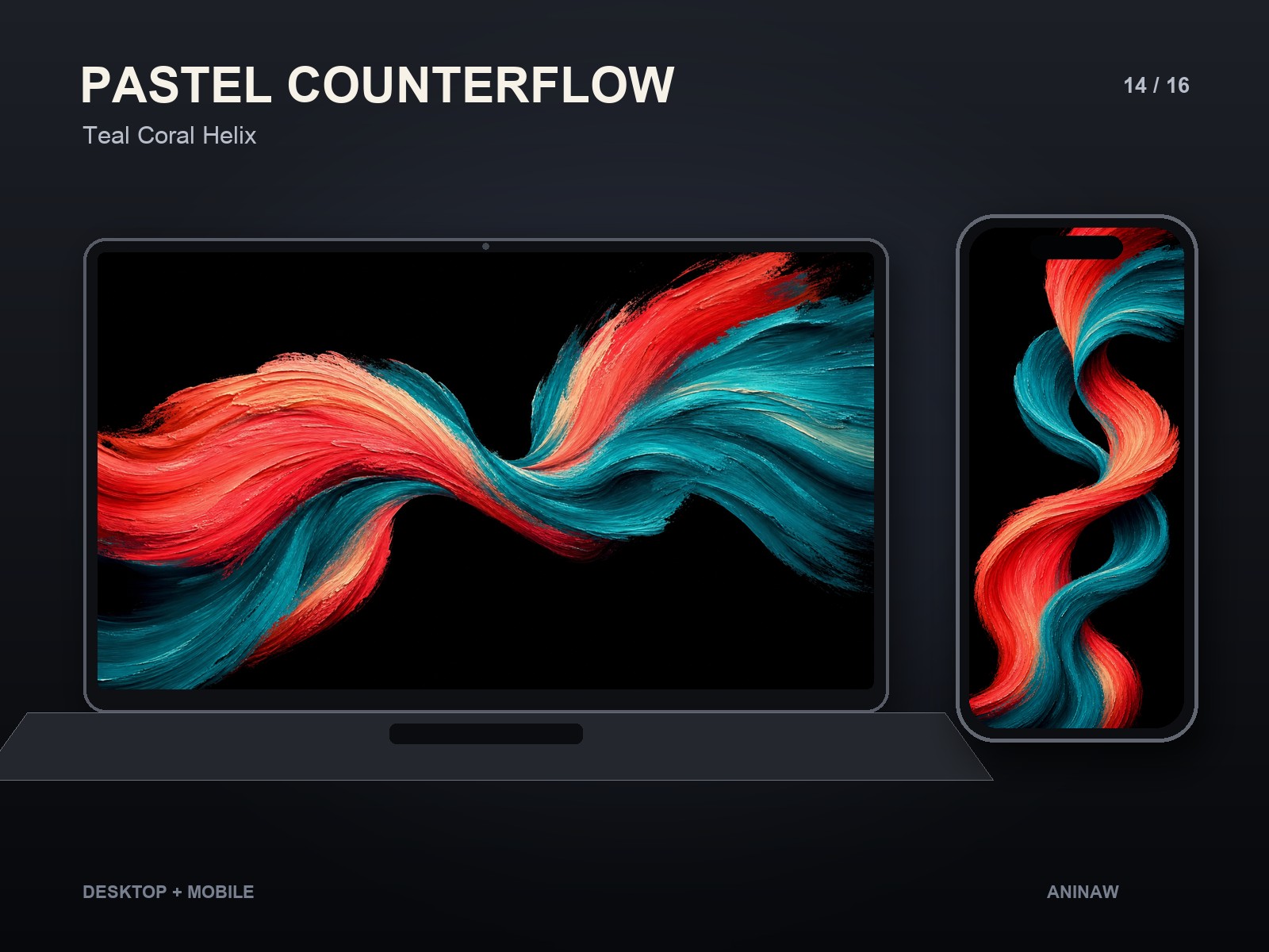 Pastel Counterflow — 16 Premium Wallpapers for Desktop & Phone – Image 17