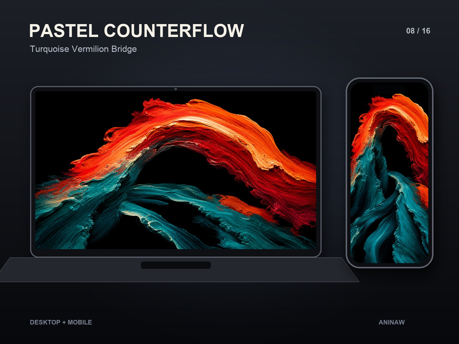 Pastel Counterflow — 16 Premium Wallpapers for Desktop & Phone – Image 11