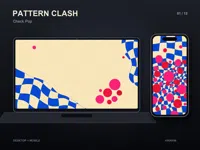 Pattern Clash — 12 Premium Wallpapers for Desktop & Phone – Image 1