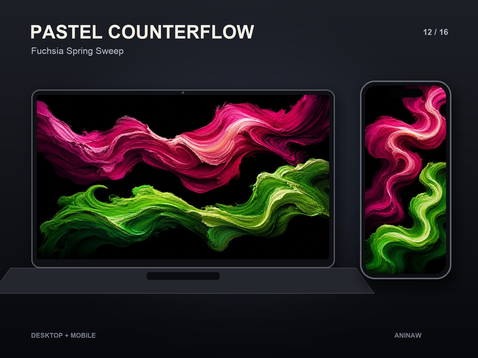 Pastel Counterflow — 16 Premium Wallpapers for Desktop & Phone – Image 15