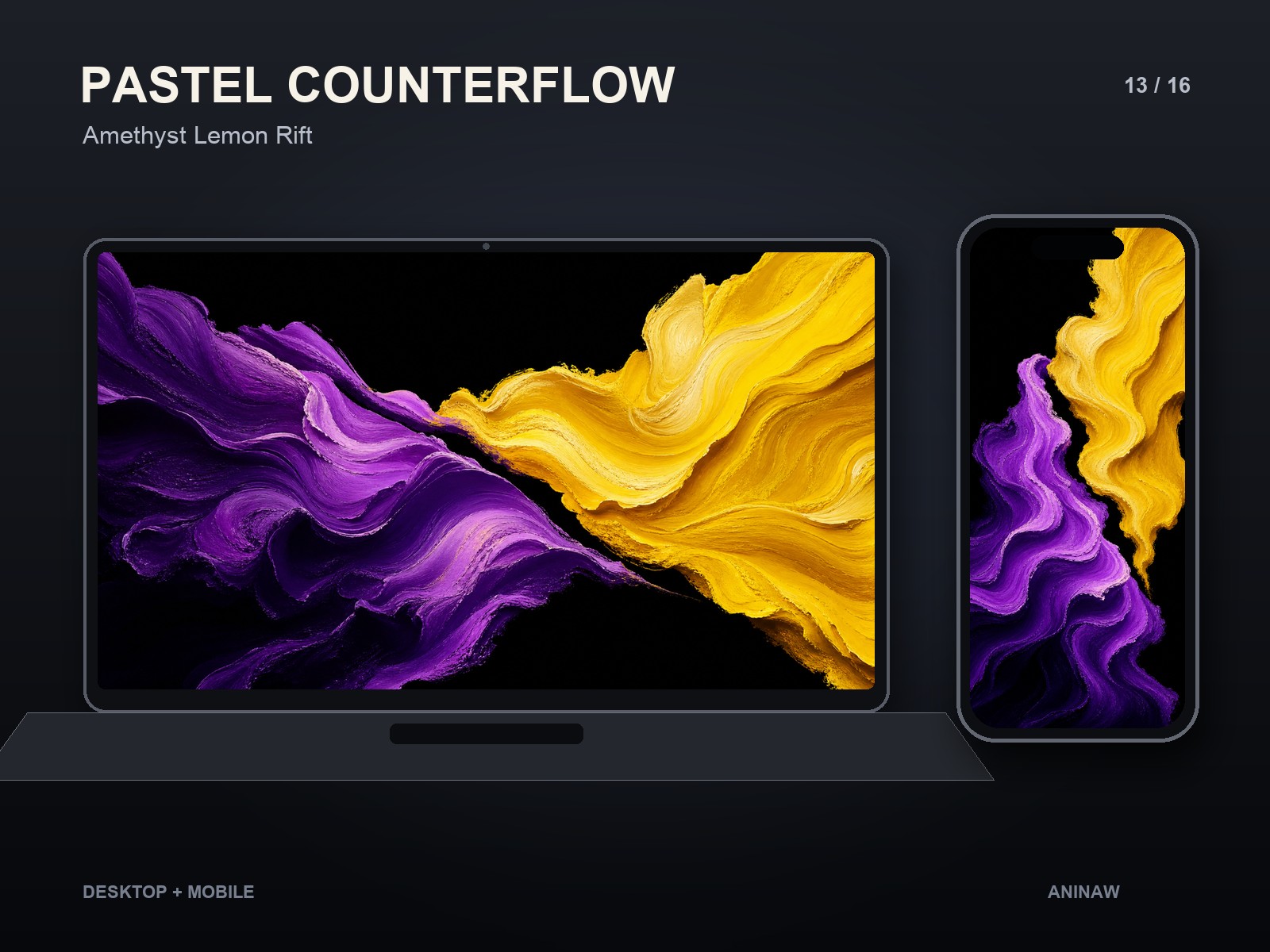 Pastel Counterflow — 16 Premium Wallpapers for Desktop & Phone – Image 16