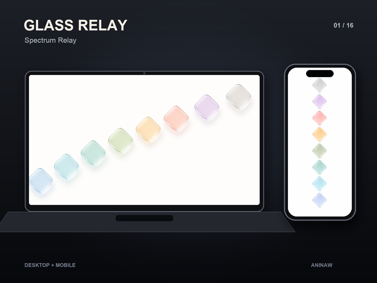 Glass Relay — 16 Premium Wallpapers for Desktop & Phone – Image 3