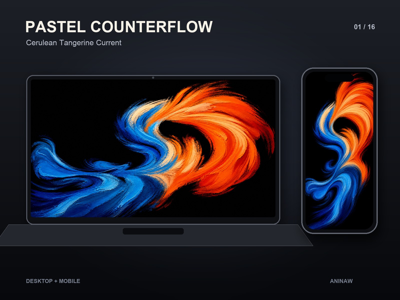 Pastel Counterflow — 16 Premium Wallpapers for Desktop & Phone – Image 3