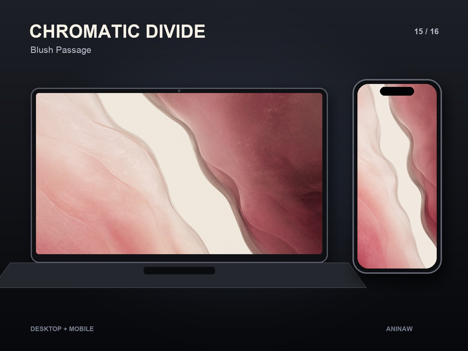 Chromatic Divide — 16 Premium Wallpapers for Desktop & Phone – Image 19