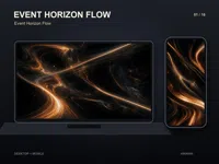 Event Horizon Flow — 16 Premium Wallpapers for Desktop & Phone – Image 1