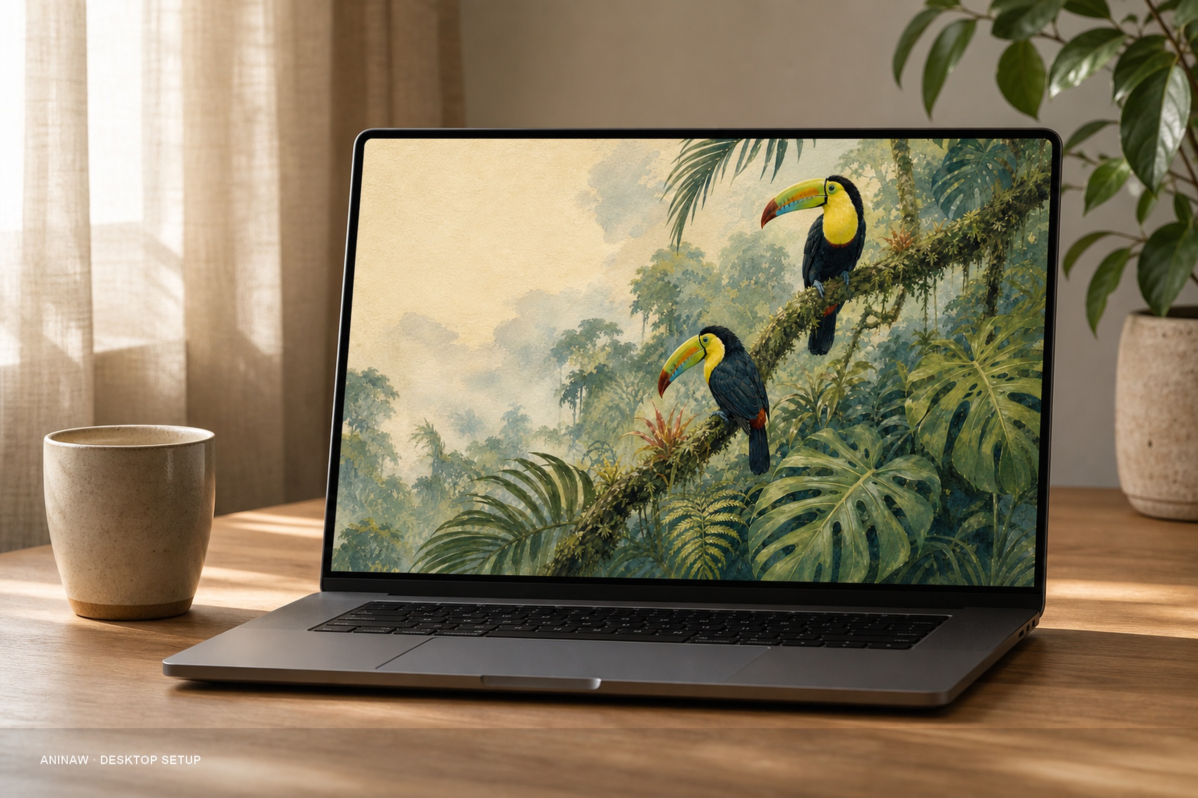 Painted Aviary — 12 Premium Wallpapers for Desktop & Phone – Image 4