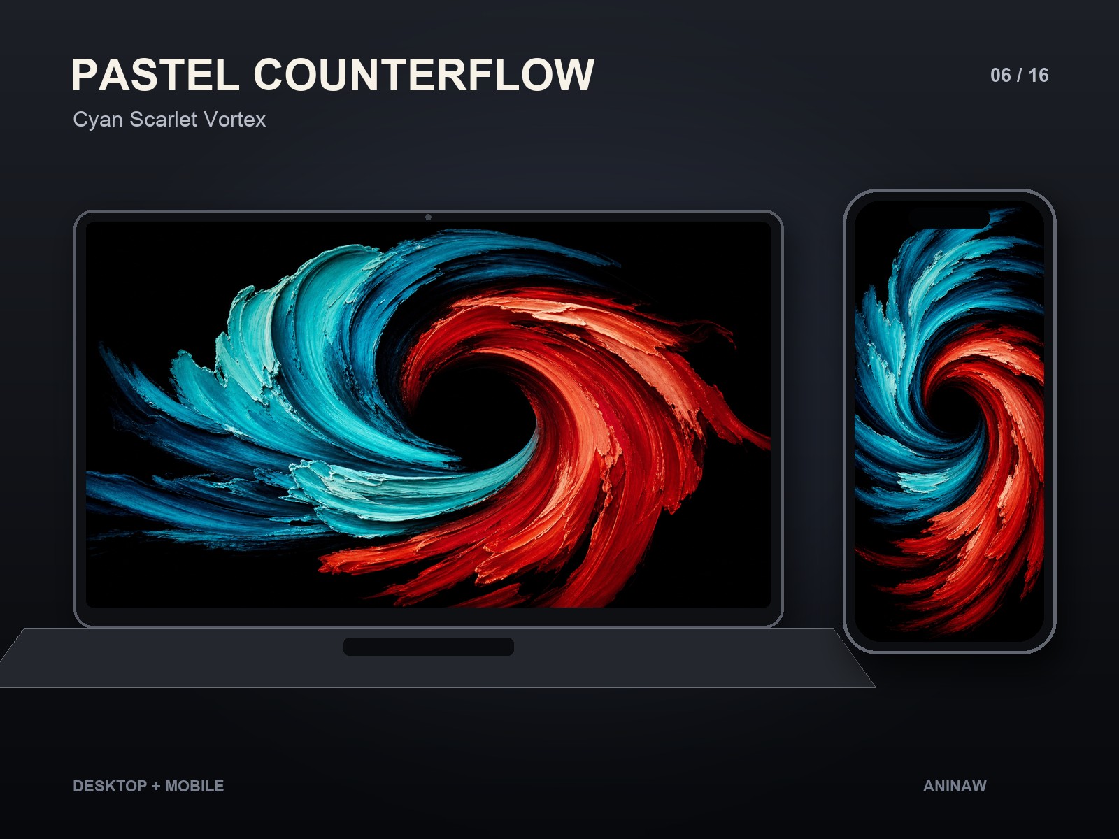 Pastel Counterflow — 16 Premium Wallpapers for Desktop & Phone – Image 9