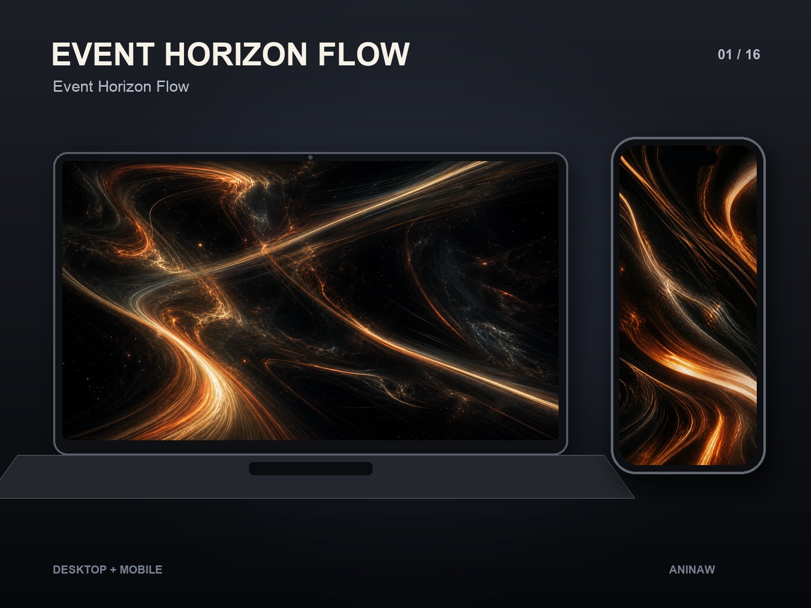 Event Horizon Flow — 16 Premium Wallpapers for Desktop & Phone – Image 3