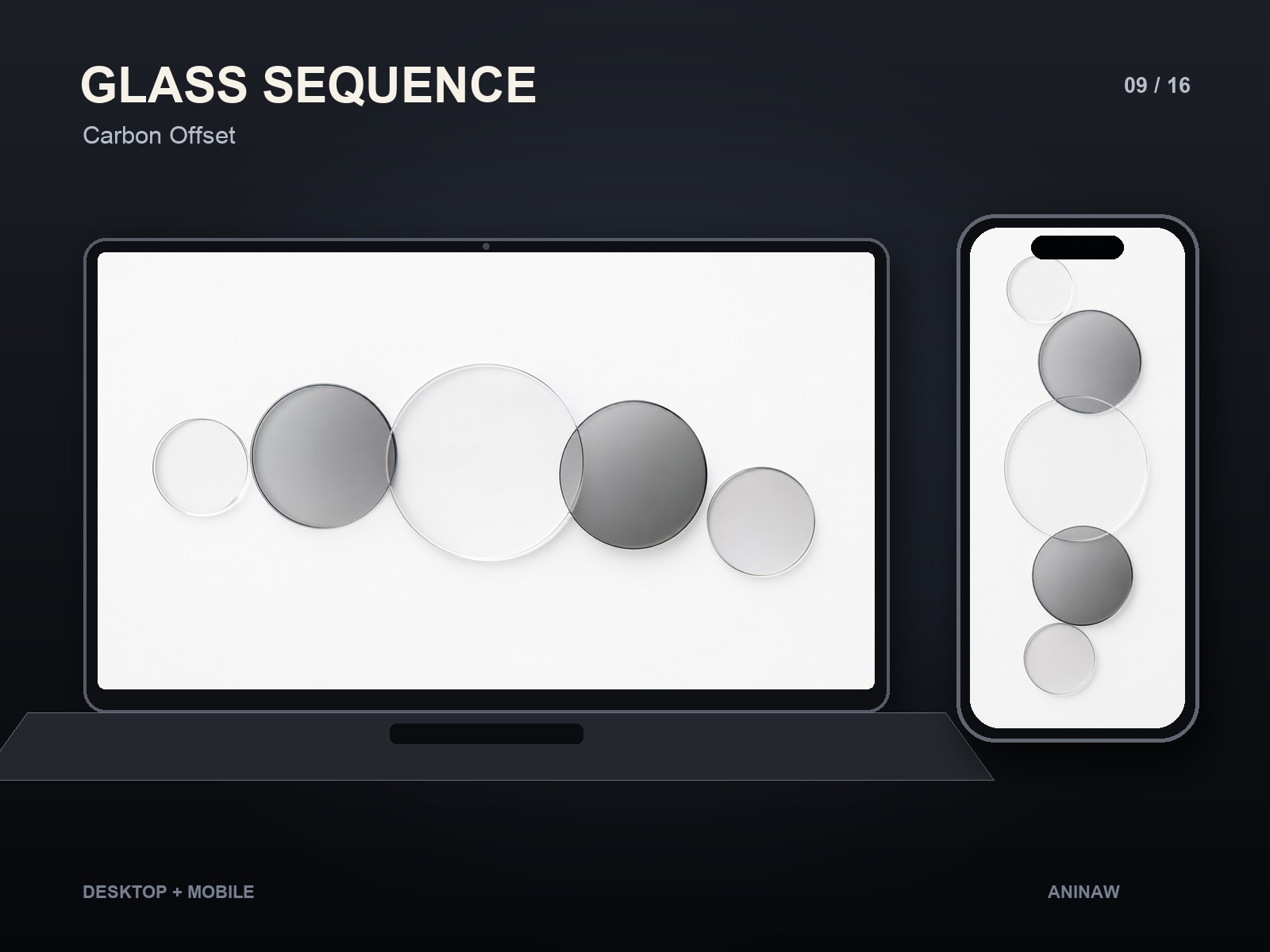 Glass Sequence — 16 Premium Wallpapers for Desktop & Phone – Image 13