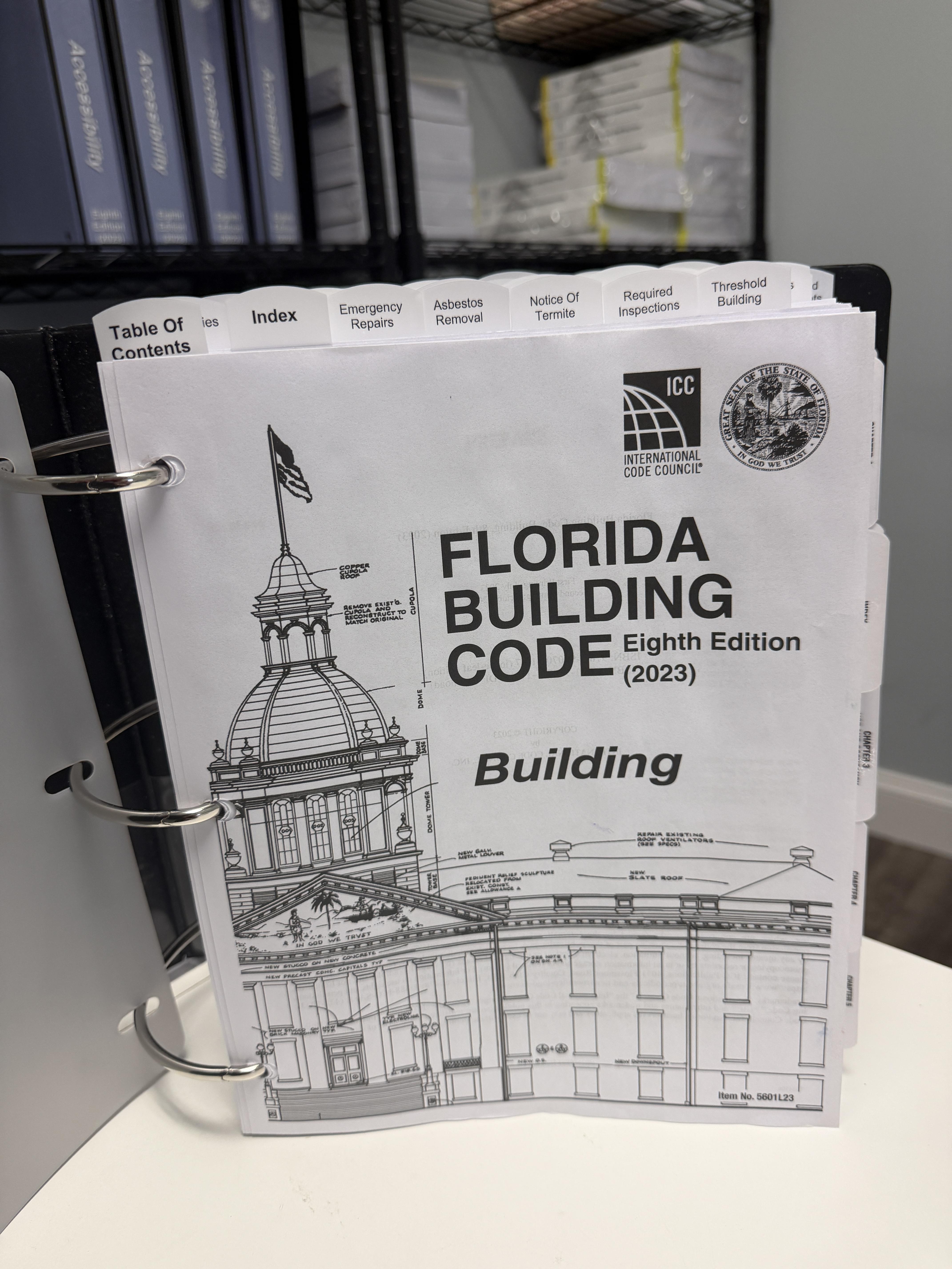 2023 Florida Building Code Building pre-highlighted and tabbed – Image 2