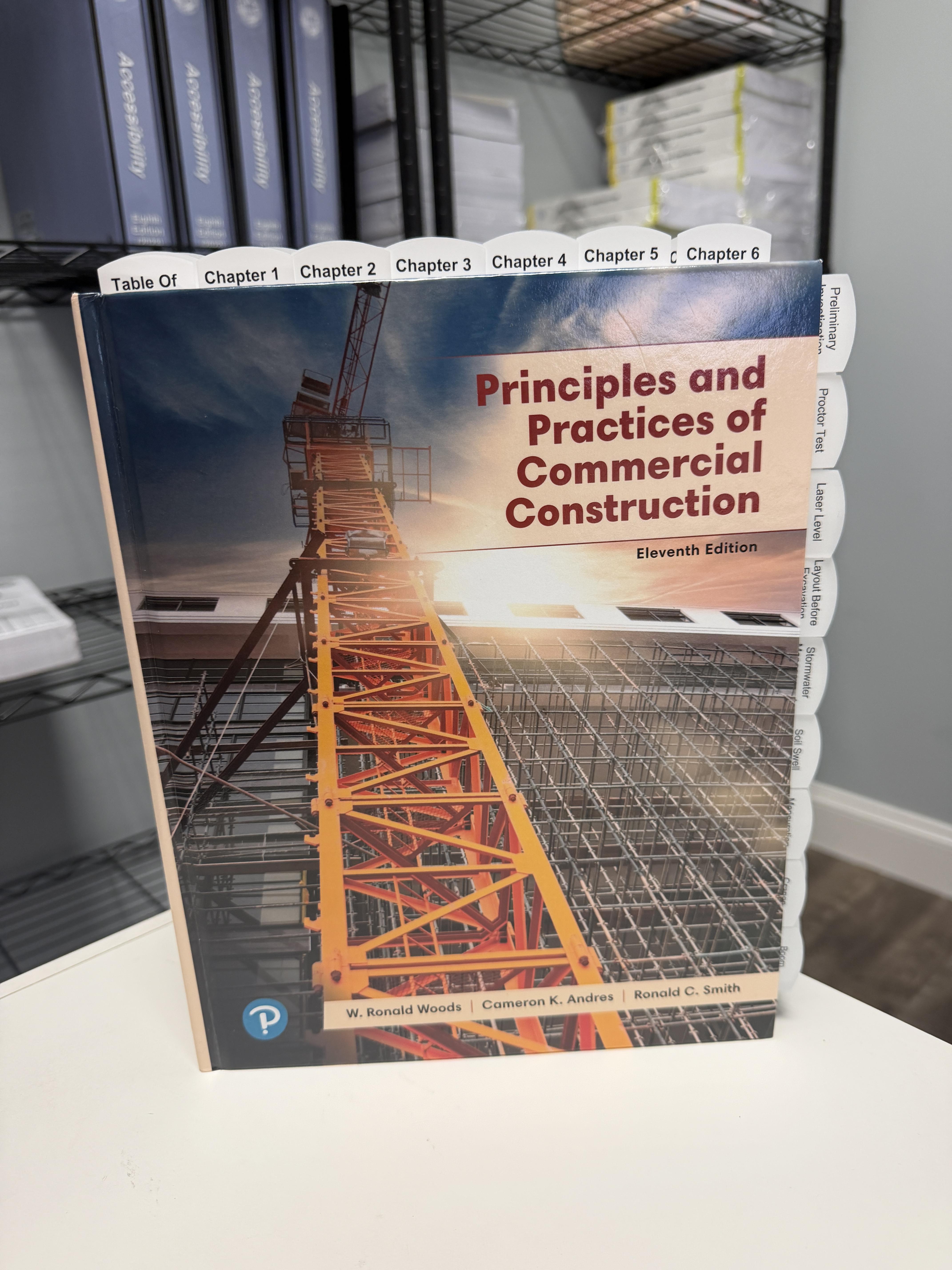 Principles & Practices of Commercial Construction 11th Ed Pre-Highlighted And Tabbed – Image 1