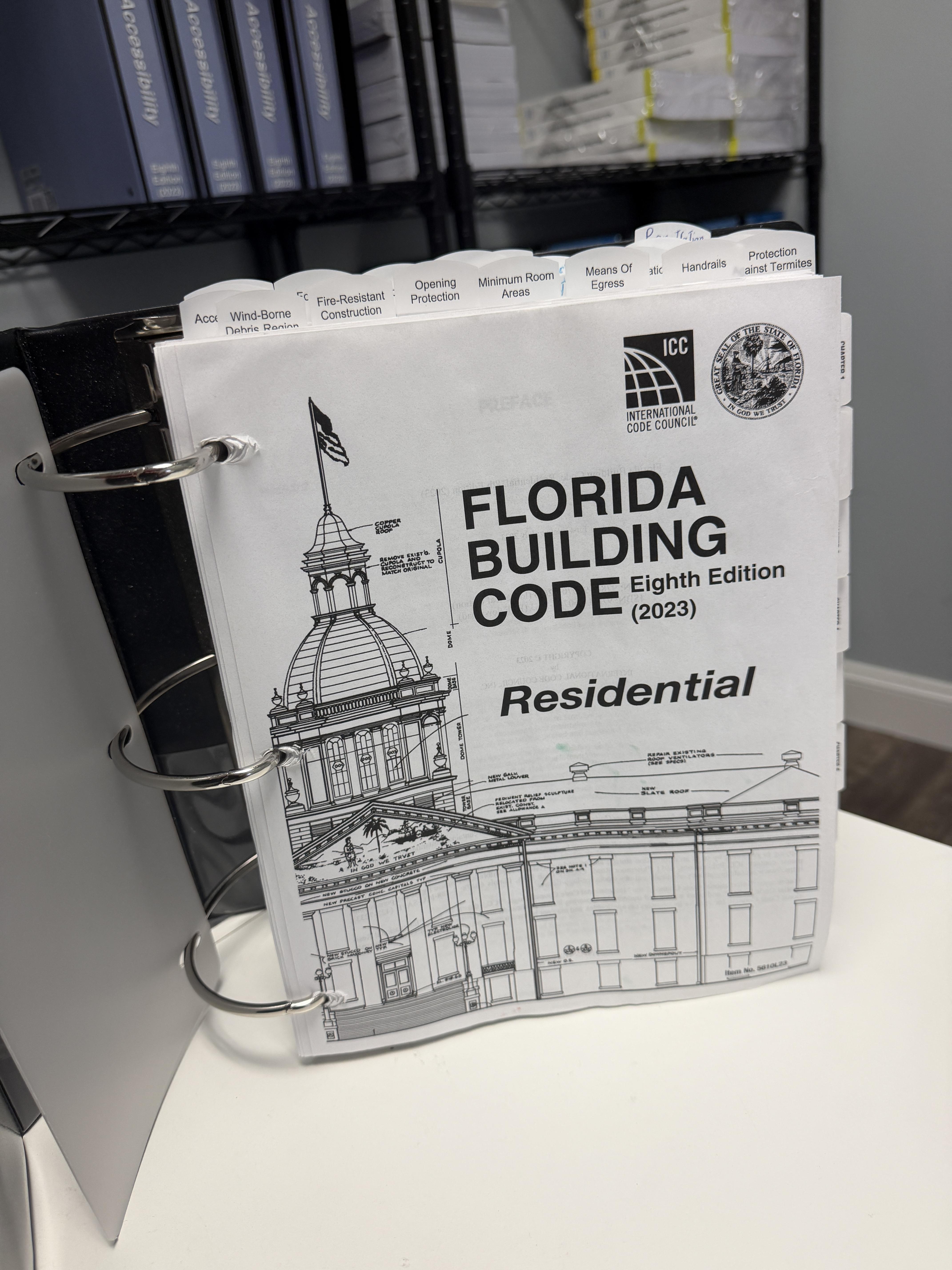 2023 Florida Building Code Residential pre-highlighted and tabbed – Image 2