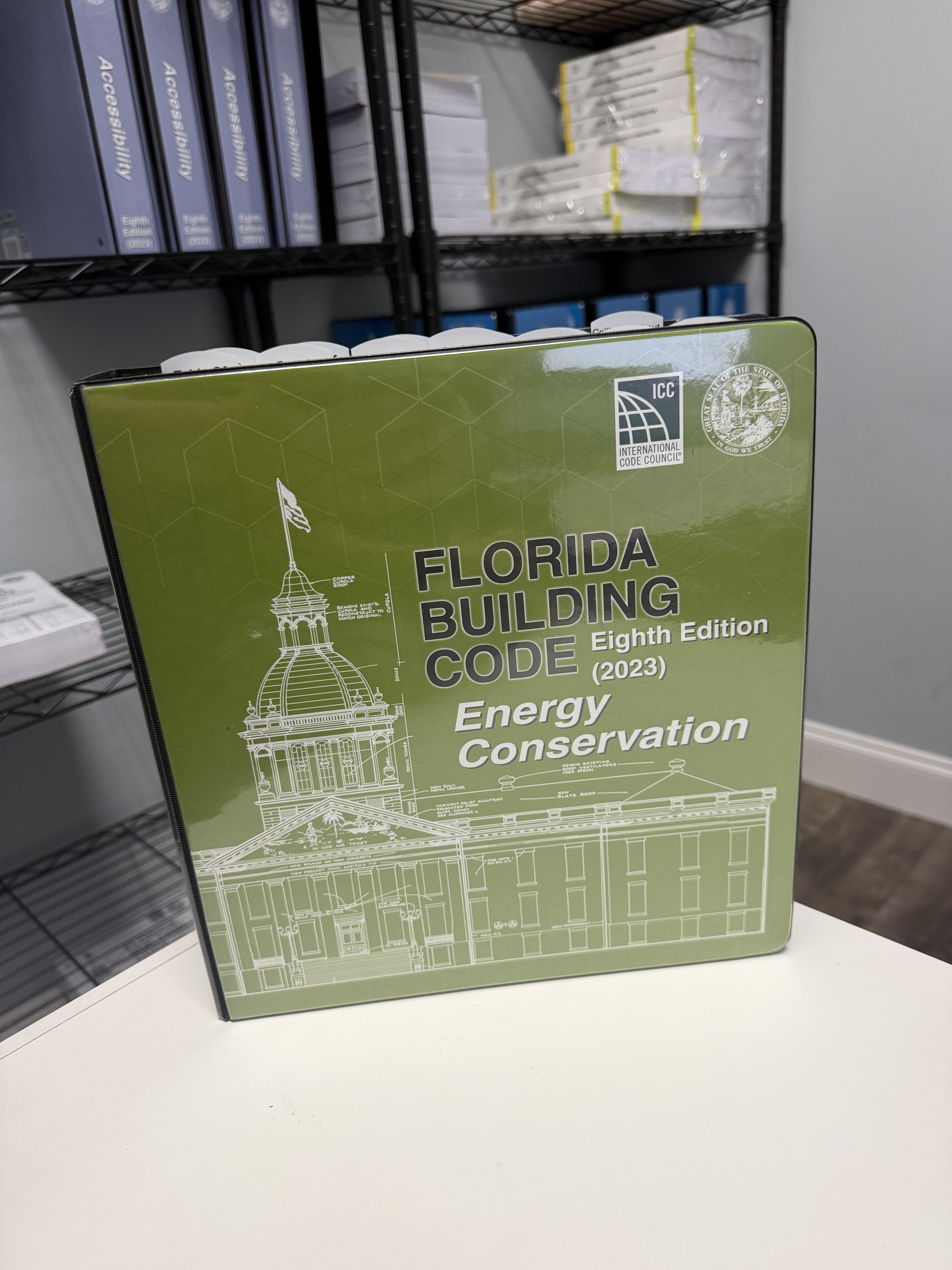 2023 Florida Building Code Energy Conservation pre-highlighted and tabbed – Image 1