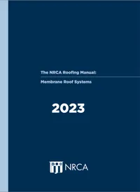 NRCA Membrane Roof Systems Roofing Manual 2023 – Image 1