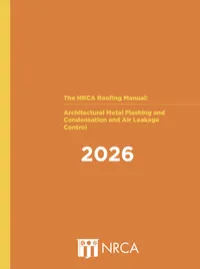 NRCA Architectural Metal Flashing and Condensation and Air Leakage Control Roof Systems Roofing Manual 2026 – Image 1