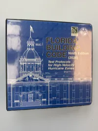 2026 Florida Building Code Test Protocols for High Velocity Hurricane Zone pre-highlighted and tabbed – Image 1