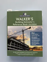 Walker's Building Estimator's Reference Book 33rd Edition pre-highlighted and tabbed Roofing Exam – Image 1