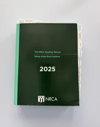 NRCA Steep-slope Roof Systems Roofing Manual 2025 pre-highlighted and tabbed – Image 1