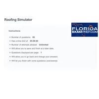 Roofing Trade Exam Simulator – Image 1
