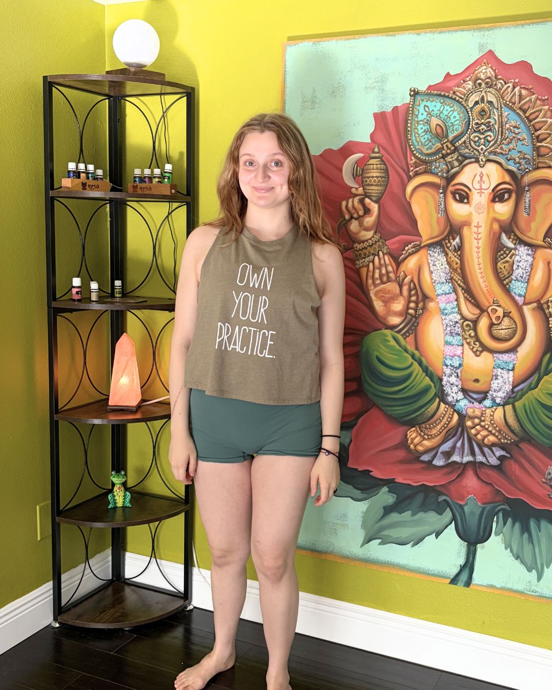Own Your Practice Shirt Green – Image 1
