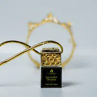 Luxury Gold Top Car Diffuser – Lavender Dream