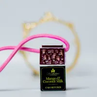 Luxury Pink Top Car Diffuser – Mango & Coconut Milk