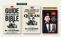The Elijah Muhammad Scripture Collection + Free Ebook (2 Hardcovers) – Image 1