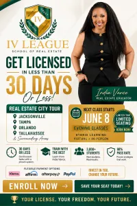 Real Estate License Course | Get Licensed in 30 Days | IV LEAGUE SCHOOL OF REAL ESTATE – Image 1