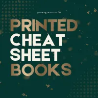 Printed Cheat Sheet Books – Image 1