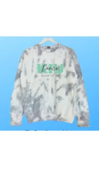 Gray Tye Dye Crewneck – Image 1